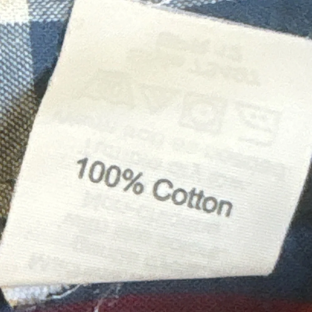 J.Crew Quality Woven Button Up Men’s Small Green Blue Red Shirt Preppy